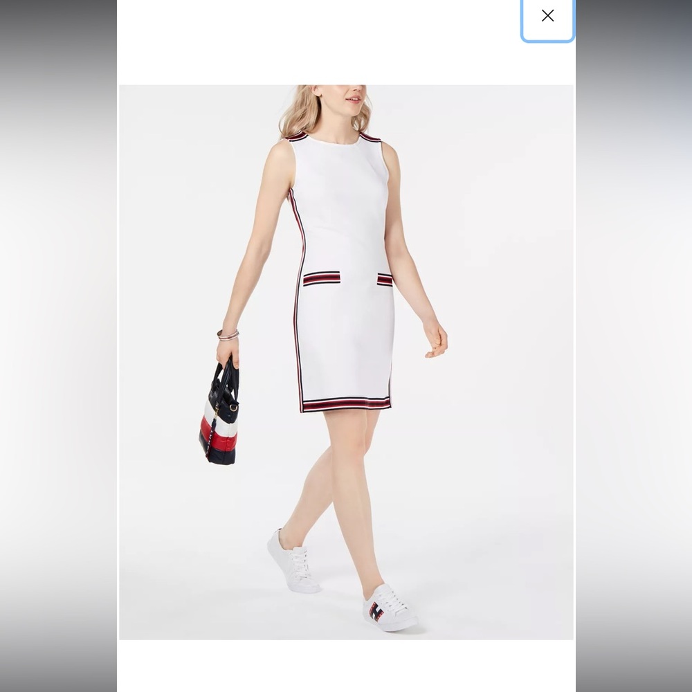 Tommy Hilfiger Tape-Embellished
Sleeveless Dress size 4